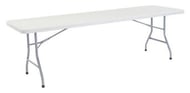 cover Folding Tables, 8' Speckled Gray with Gray Frame